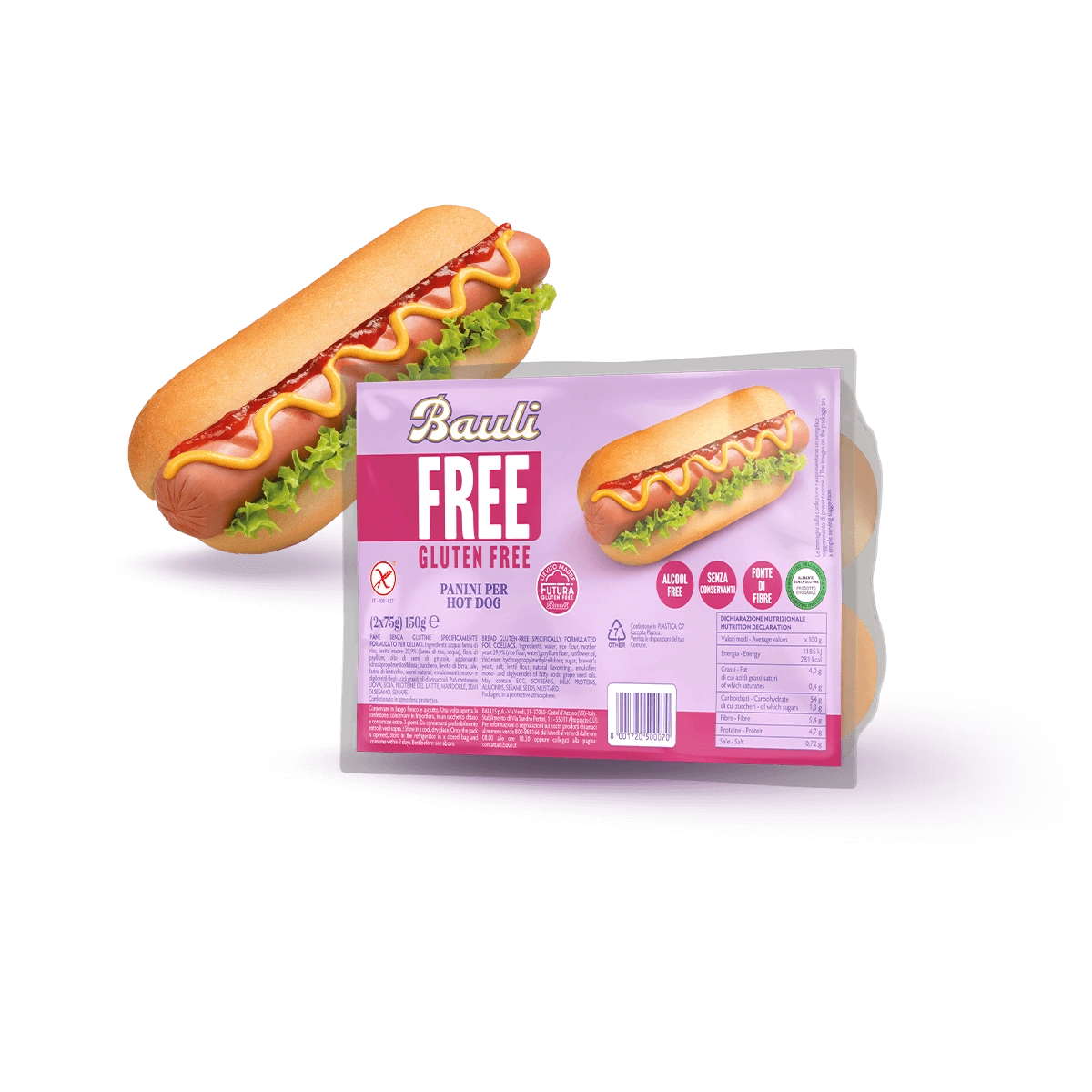 Bauli Panini Per Hot Dog 150g