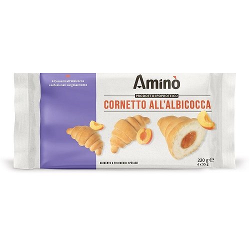 Aminò Cornetto Aproteico all'Albicocca - 220g