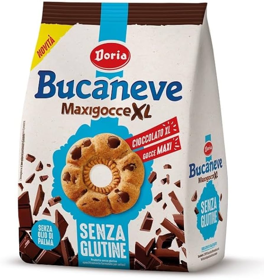 Doria Bucaneve Maxigocce Ciocco Senza Glutine 200g