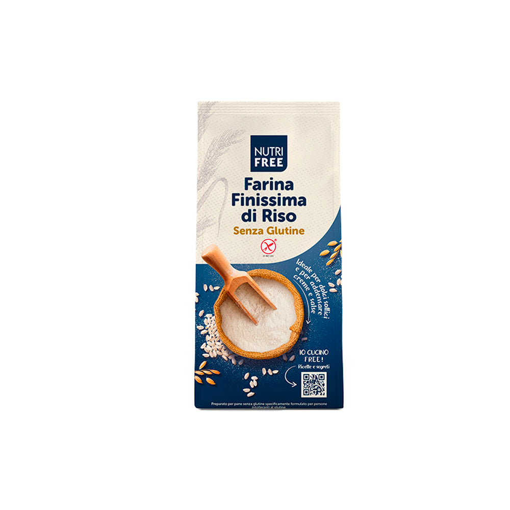 NUTRIFREE - FARINA FINISSIMA DI RISO Senza Glutine 500 gr