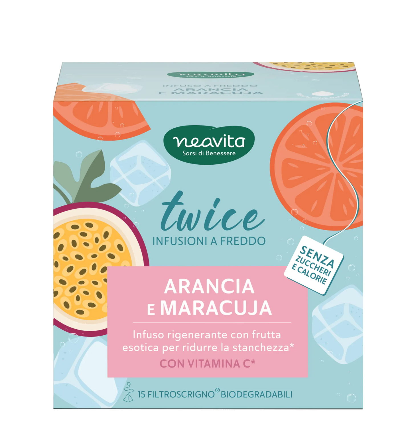 INFUSO TWICE - ARANCIA E MARACUJA - NEAVITA