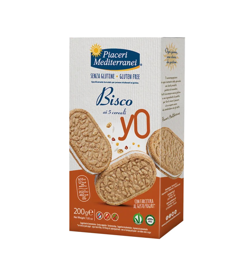 PIACERI MEDITERRANEI - BISCOYO AI 5 CEREALI 200G
