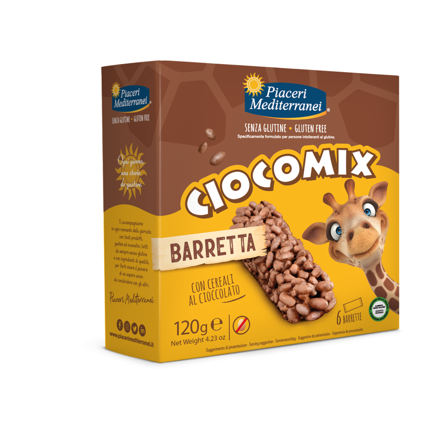 PIACERI MEDITERRANEI - CIOCOMIX BARRETTE 120G