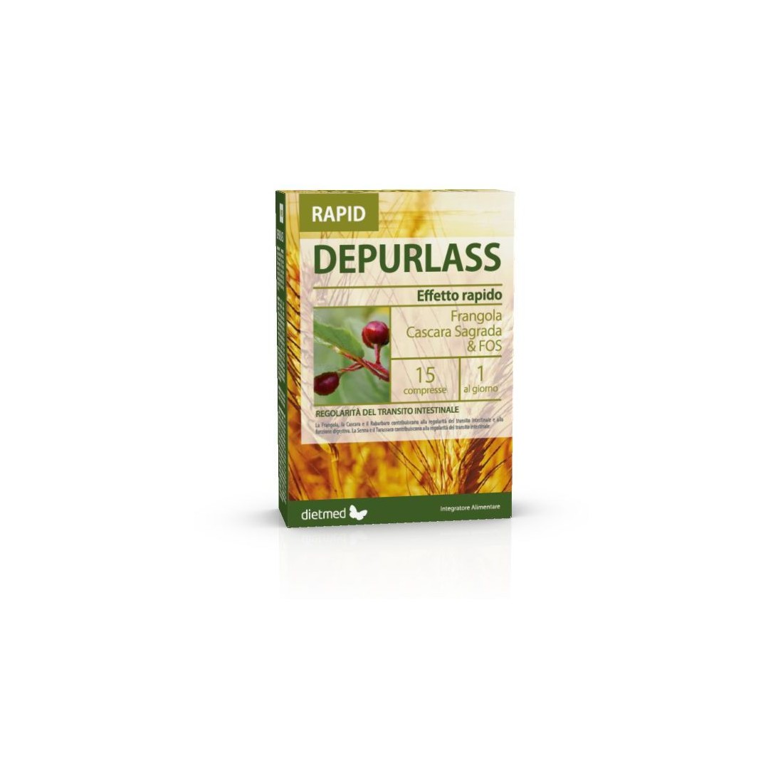 Depurlass Rapid 15 compresse Naturmil Dietmed