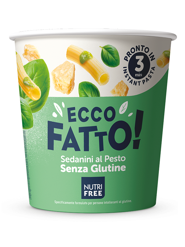 NUTRIFREE - SEDANINI AL PESTO Senza Glutine GR 70 (Novitá)