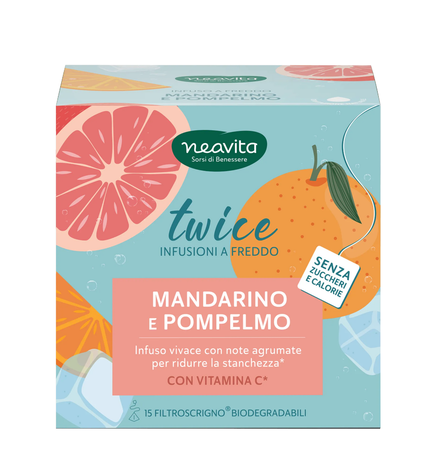 INFUSO TWICE - MANDARINO E POMPELMO - NEAVITA