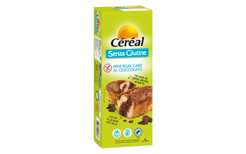 CEREAL - MINI PLUM CAKE AL CIOCCOLATO 200 gr