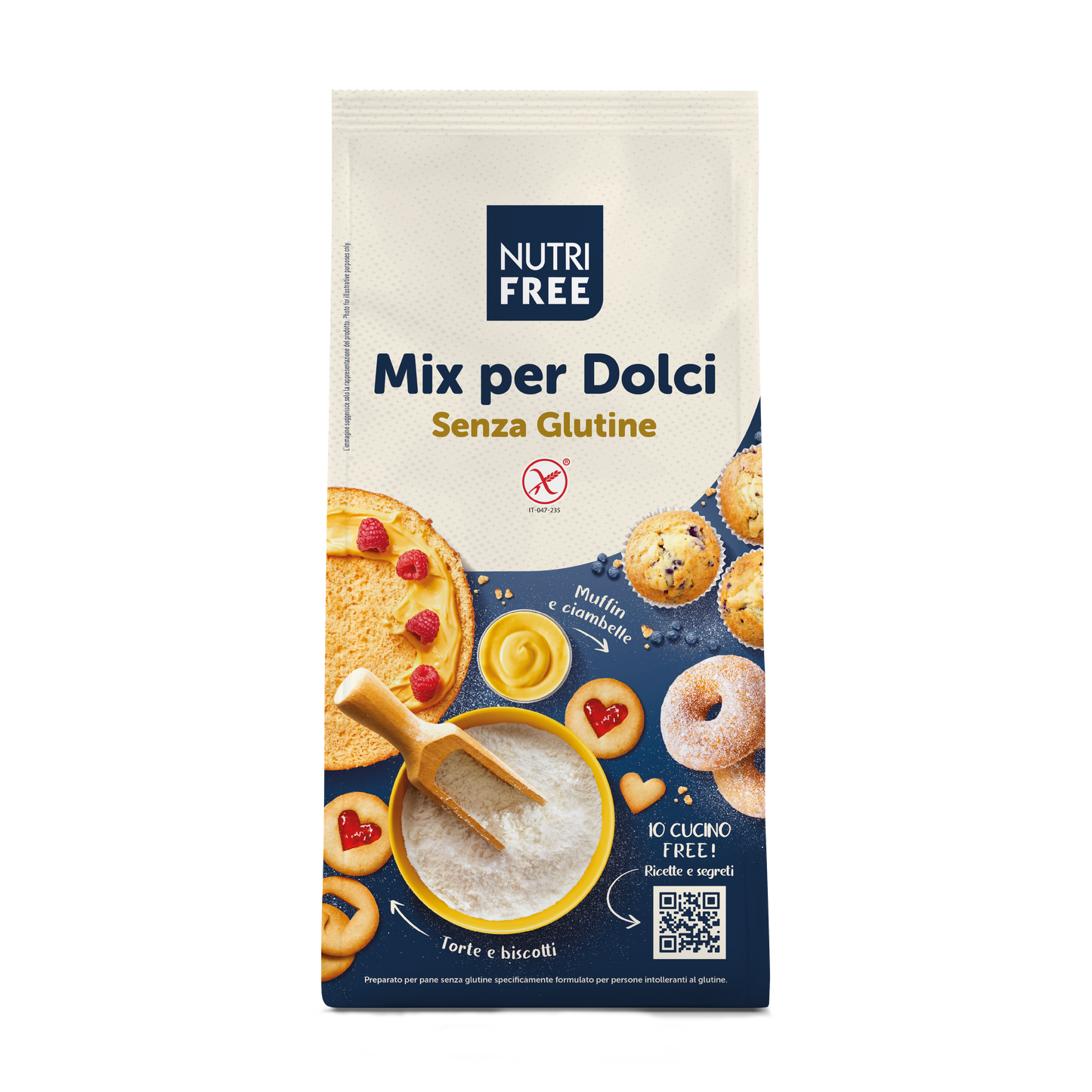 NUTRIFREE - MIX PER DOLCI Senza Glutine 1000 gr