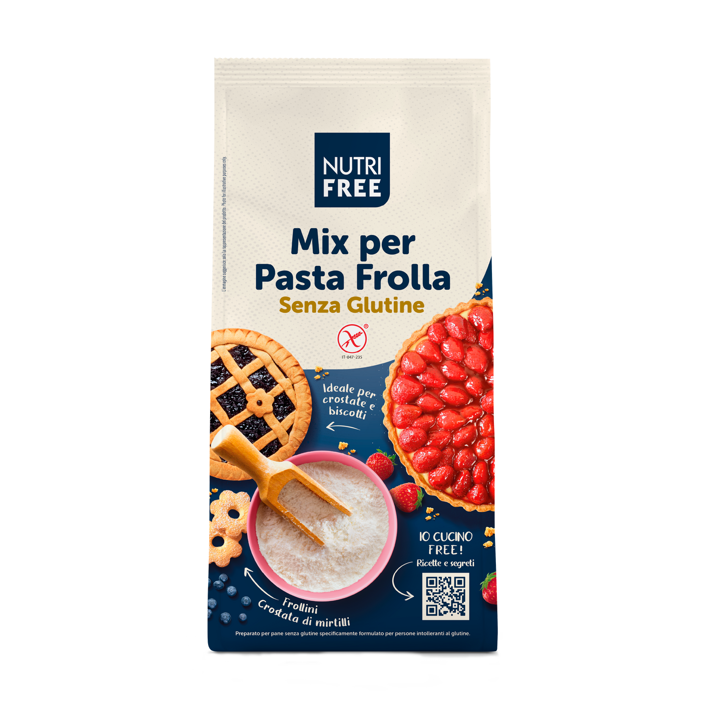 NUTRIFREE - MIX PER PASTA FROLLA Senza Glutine 1000 gr