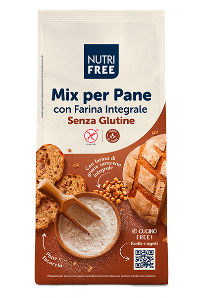 NUTRIFREE - MIX PER PANE INTEGRALE Senza Glutine 1000 gr