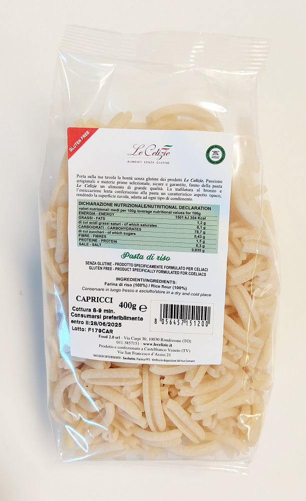 LE CELIZIE - CAPRICCI PASTA DI RISO 400G