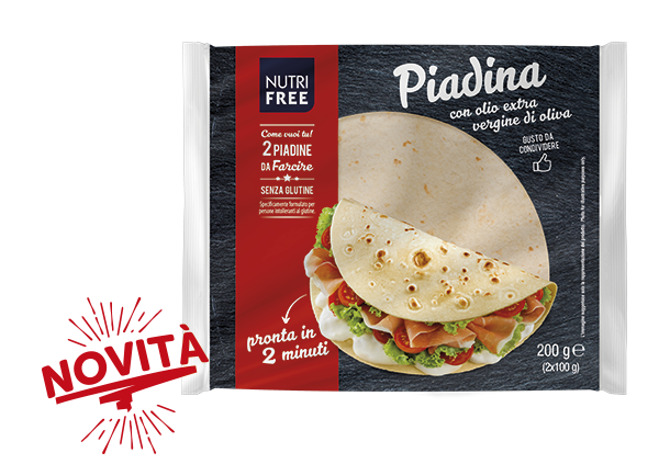NUTRIFREE - PIADINA Senza Glutine gr 200 (Novitá)