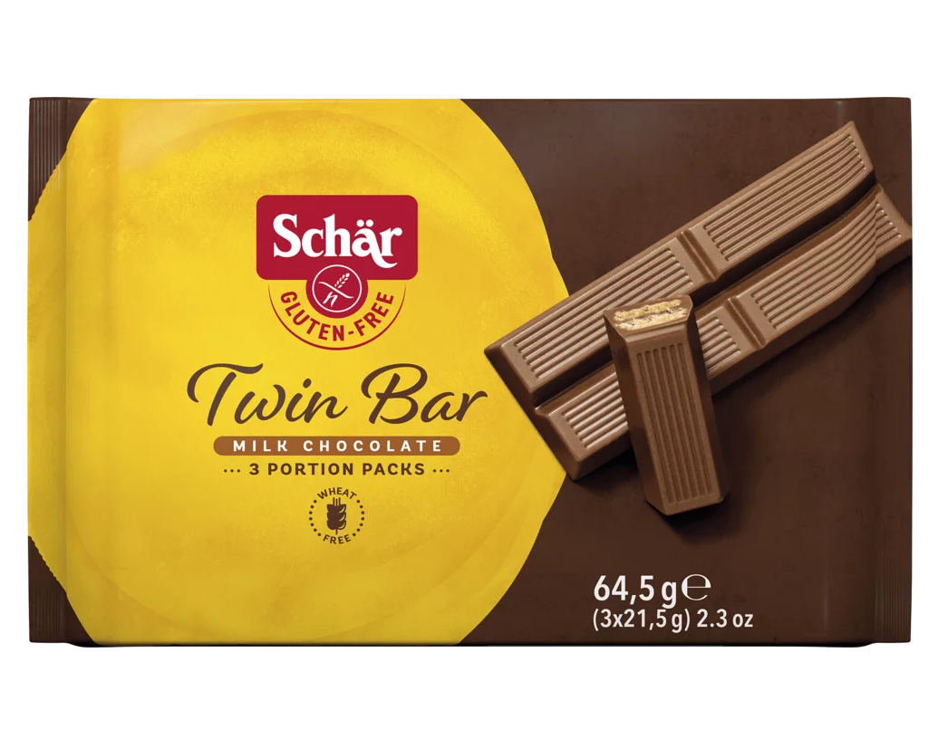 DR. SCHAR - TWIN BAR -BARETTA CON CIOCCOLATO 64 gr