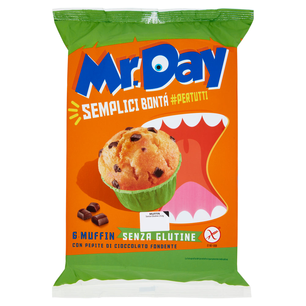 VICENZI - MUFFIN MR.DAY S/LATTOS. 252 gr