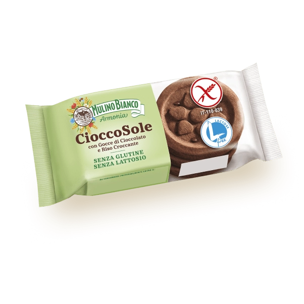 MULINO BIANCO - CioccoSole con Gocce di Cioccolato e Riso Croccante