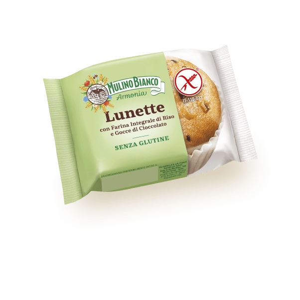 MULINO BIANCO - Lunette con Farina Integrale di Riso Gocce di Cioccolato