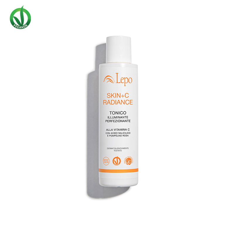 SKIN+C RADIANCE TONICO ILLUMINANTE PERFEZIONANTE alla vitamina C con acido salicilico e pompelmo rosa