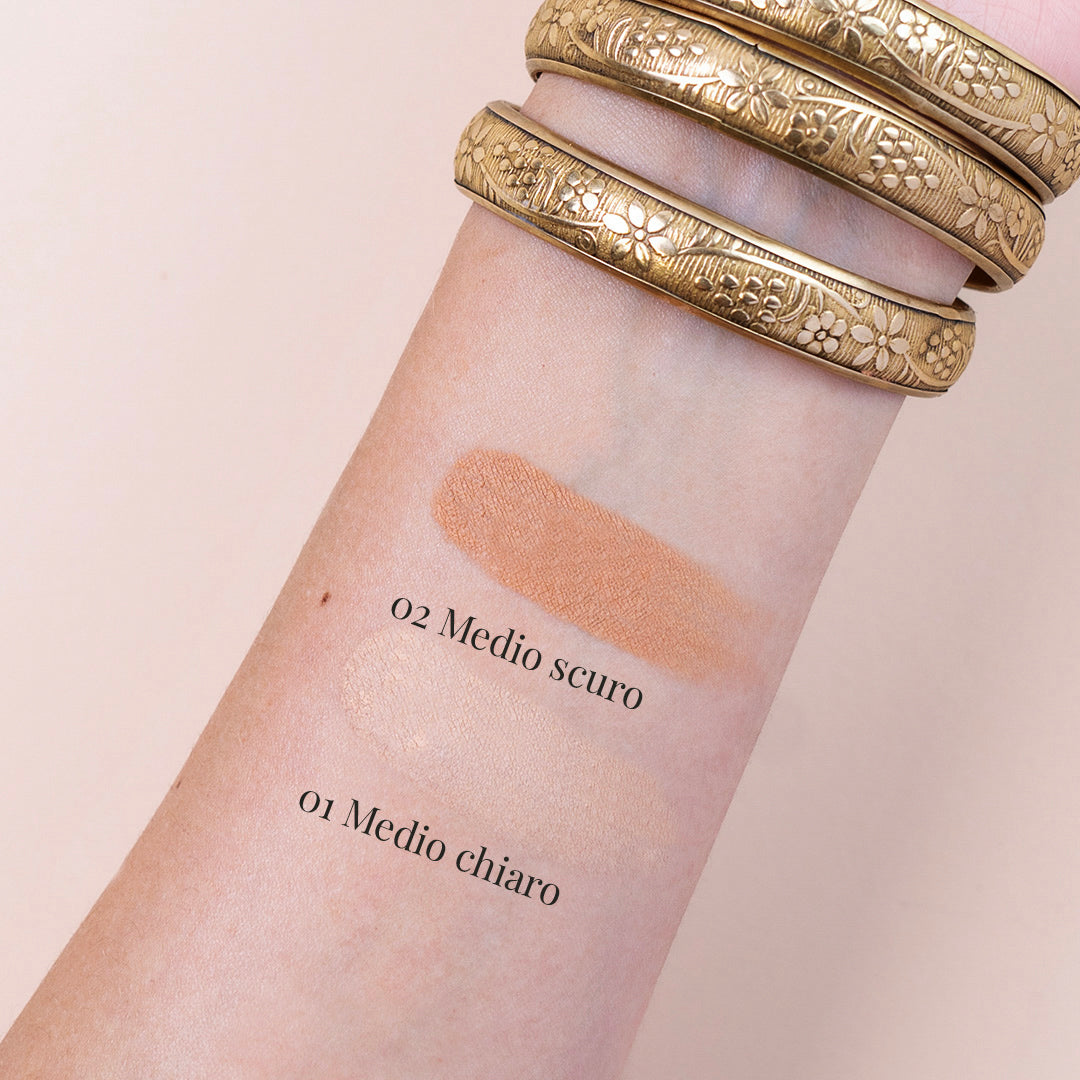 MINERAL PROTECTION FOUNDATION SPF 50 – FONDOTINTA COMPATTO AD ALTA PROTEZIONE SOLARE con filtri fisici e polvere di tapioca