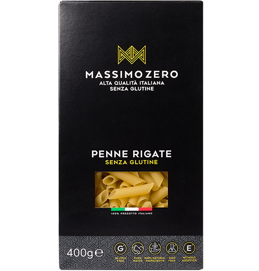 MASSIMO ZERO - Penne Rigate Senza Glutine - 400 gr