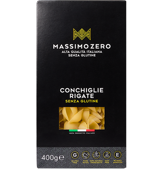 MASSIMO ZERO - Conchiglie rigate Senza Glutine - 400 gr
