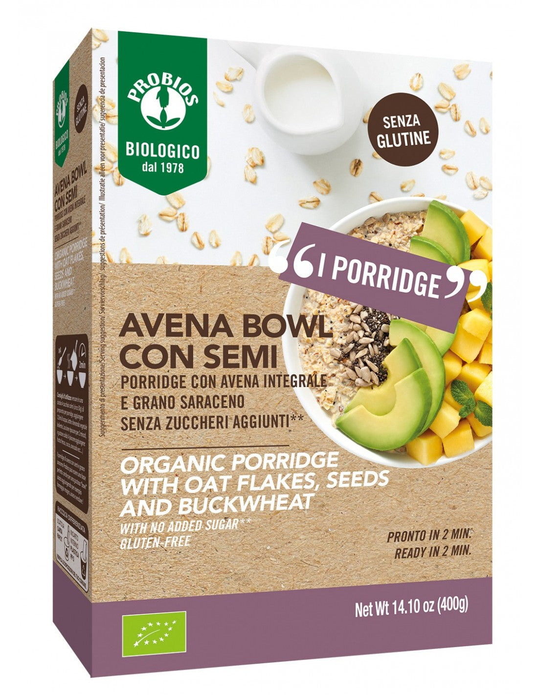 Probios Avena Bowl con Semi