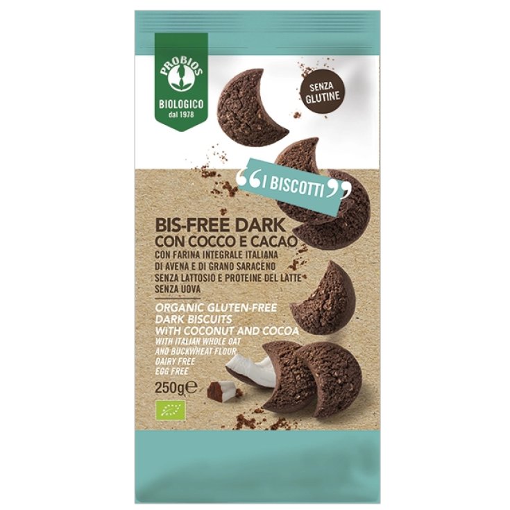 Probios Bis-Free Dark con Cocco e Cacao