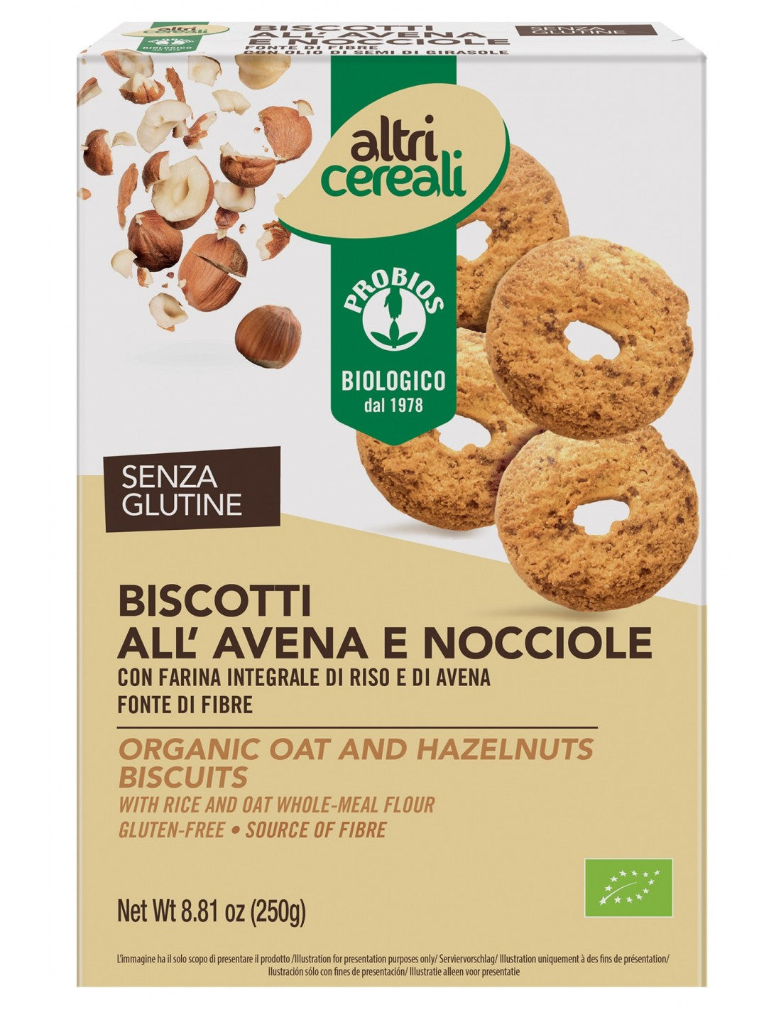 Probios Biscotti all'Avena e Nocciole