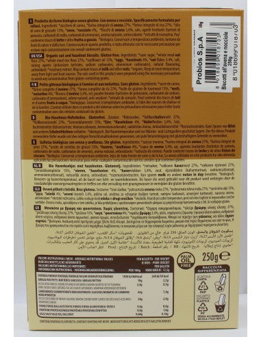 Probios Biscotti all'Avena e Nocciole