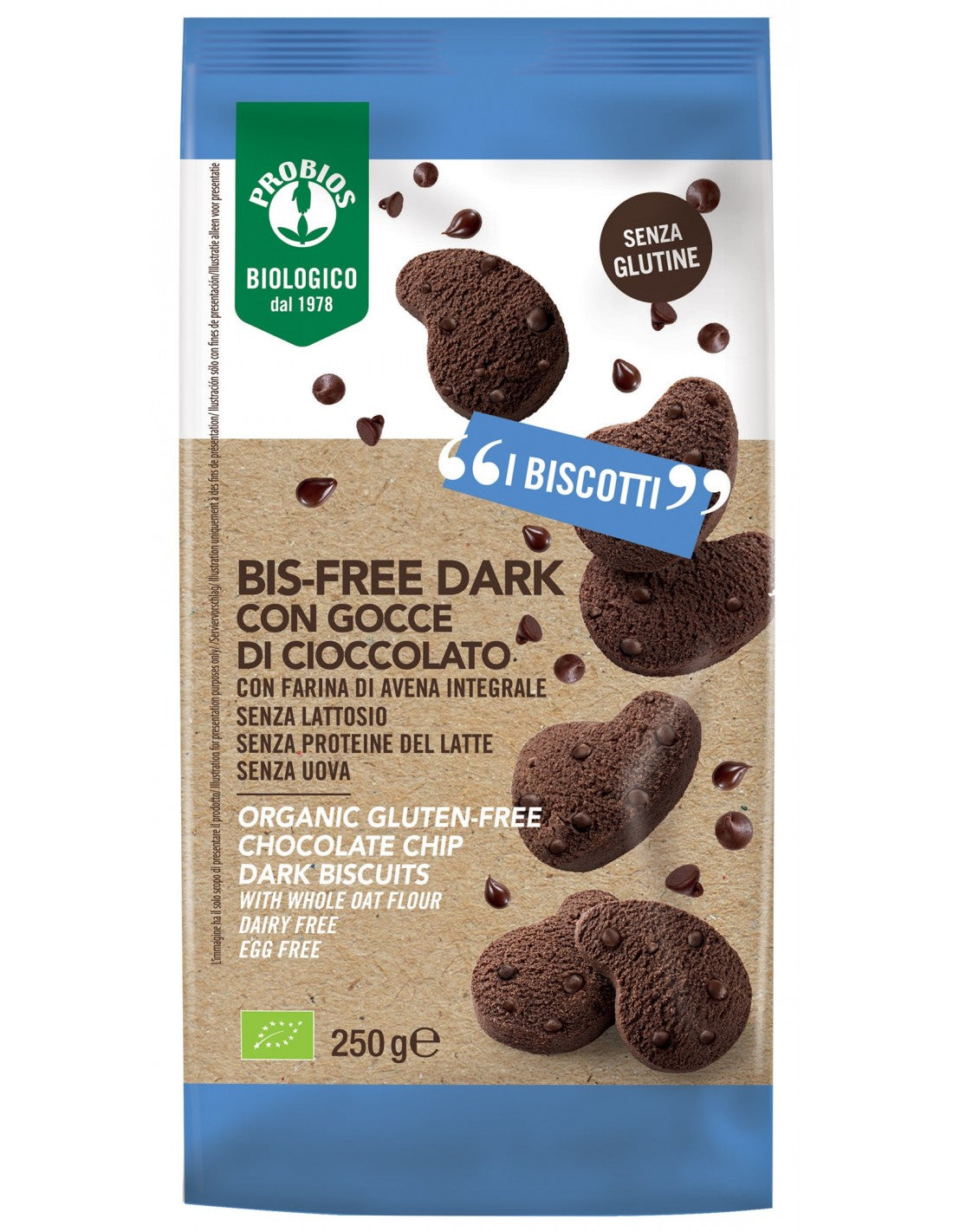 Probios Bis-Free Dark con Gocce di Cioccolato