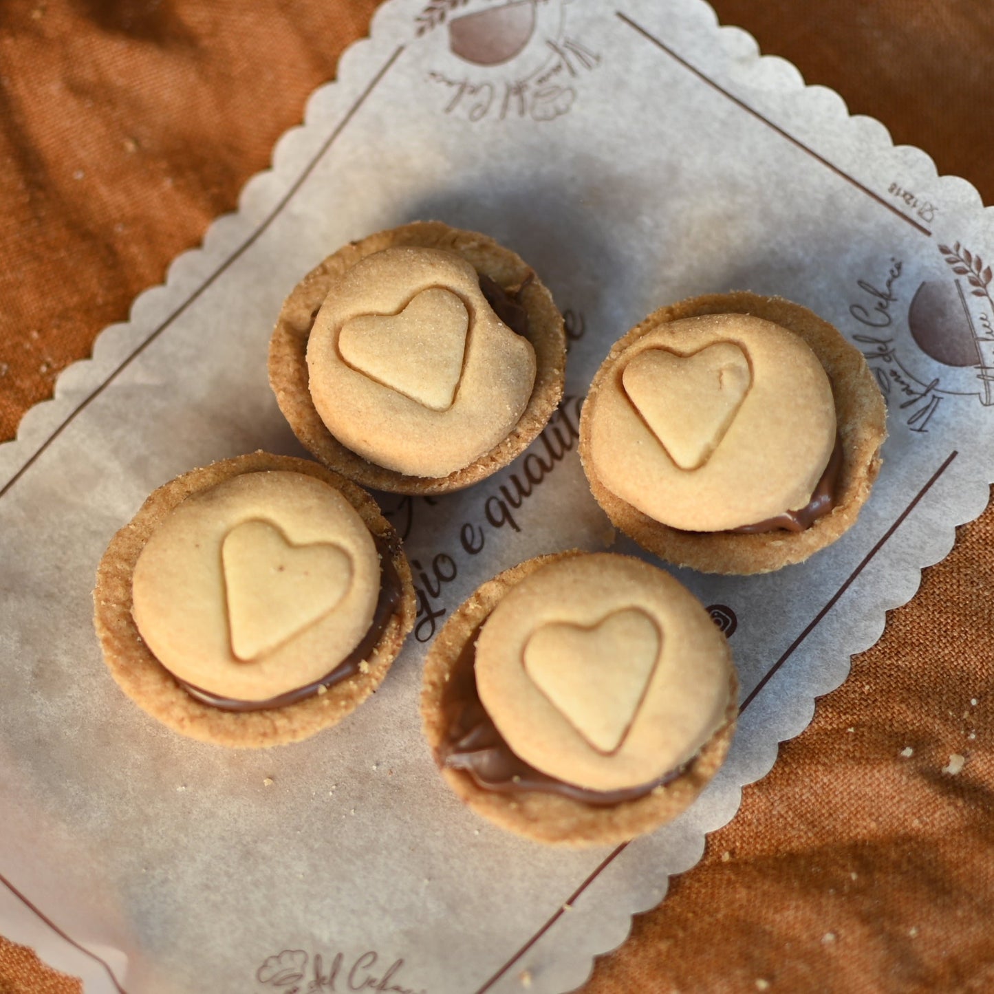 Biscuits con Crema alla Nocciola IL FORNO DEL CELIACO - Confezione da 4 pezzi
