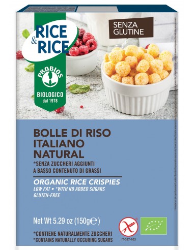 Probios Bolle di Riso Italiano Natural