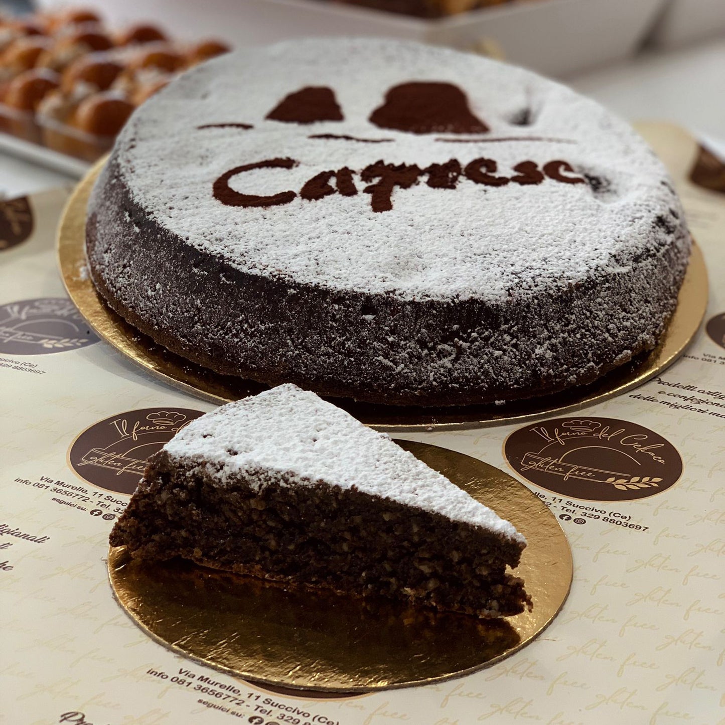 Caprese Fetta - IL FORNO DEL CELIACO - gr 150