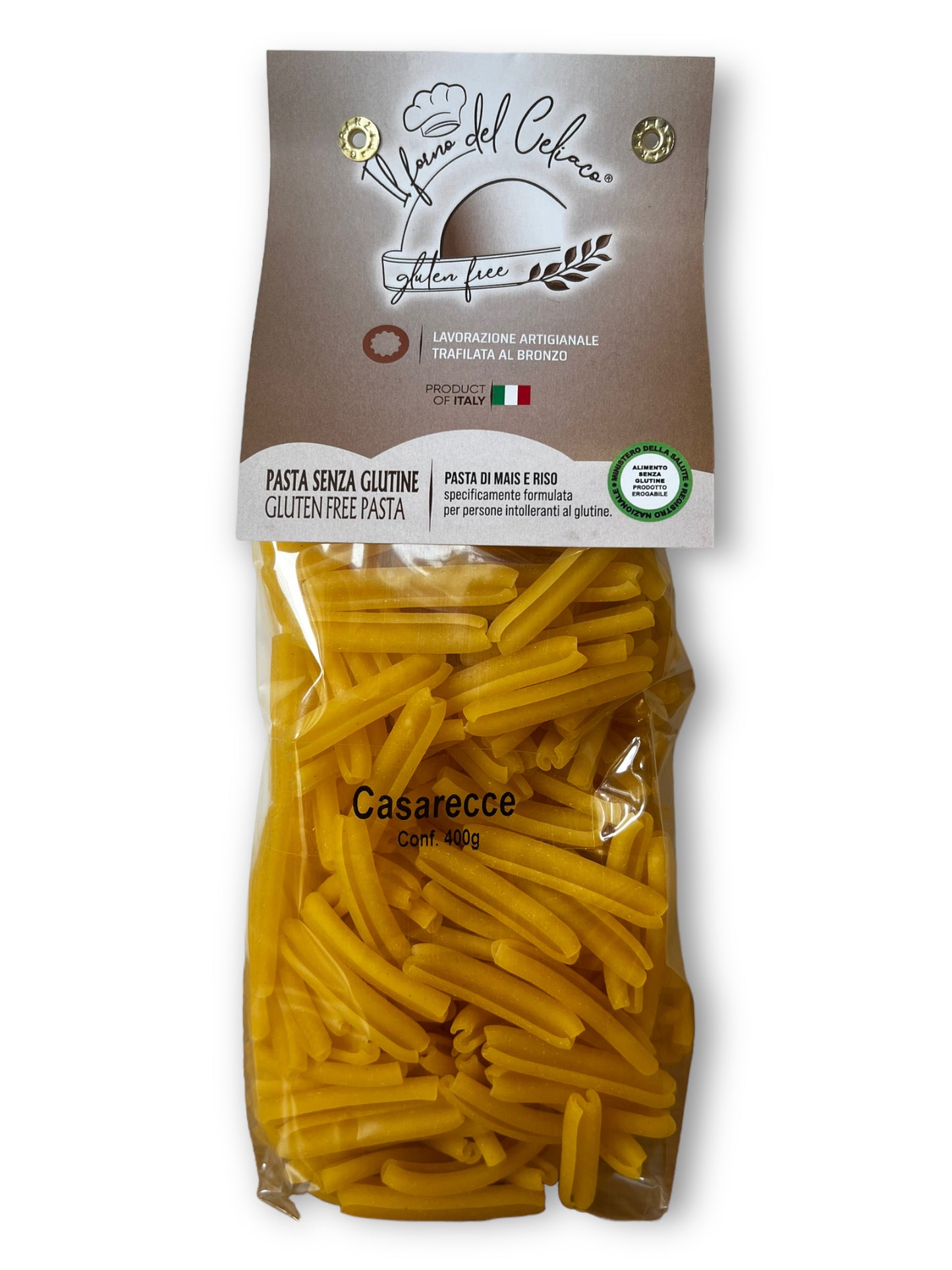 Pasta Casarecce IL FORNO DEL CELIACO - gr 400