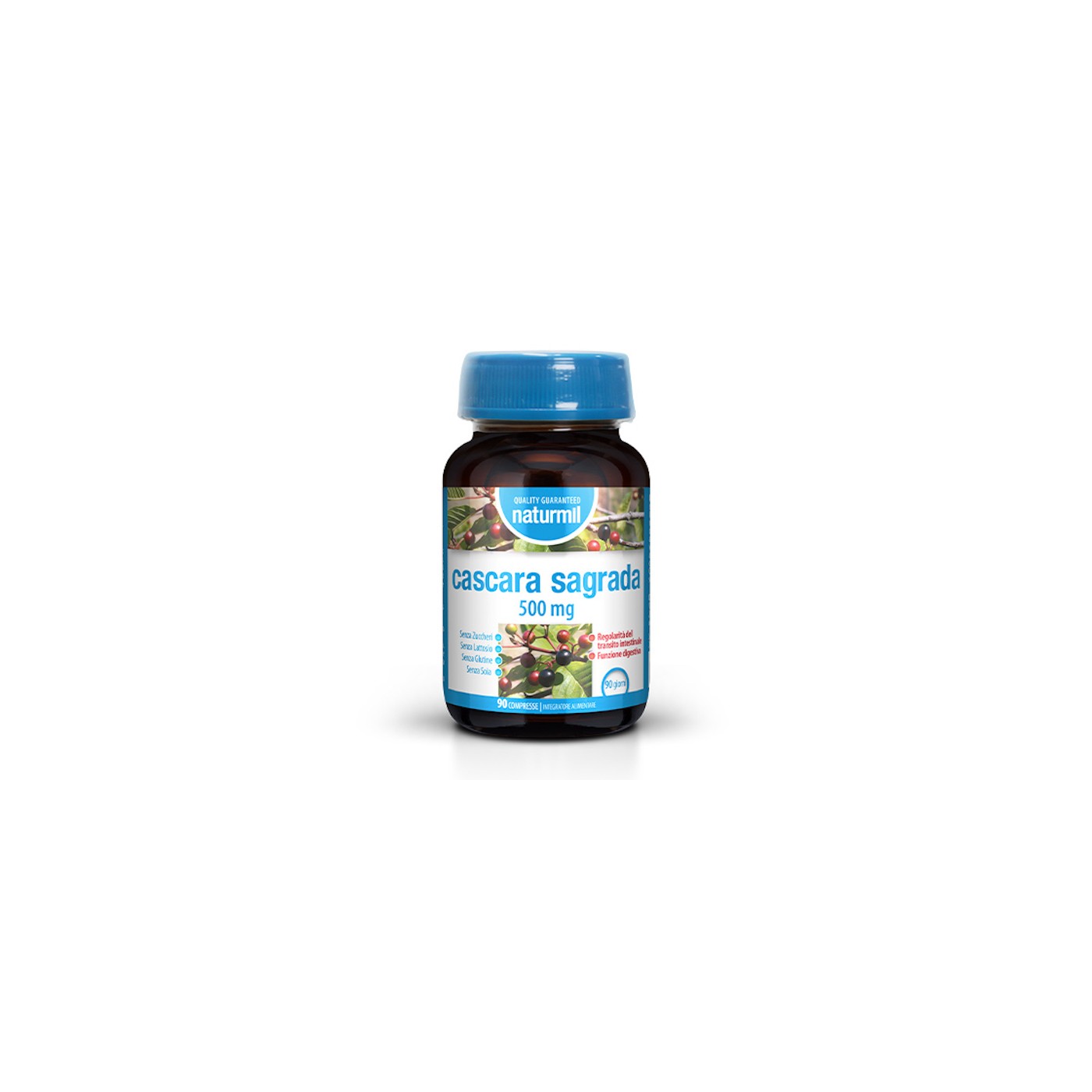Integratore alimentare Cascara Sagrada - NATURMIL 90 compresse