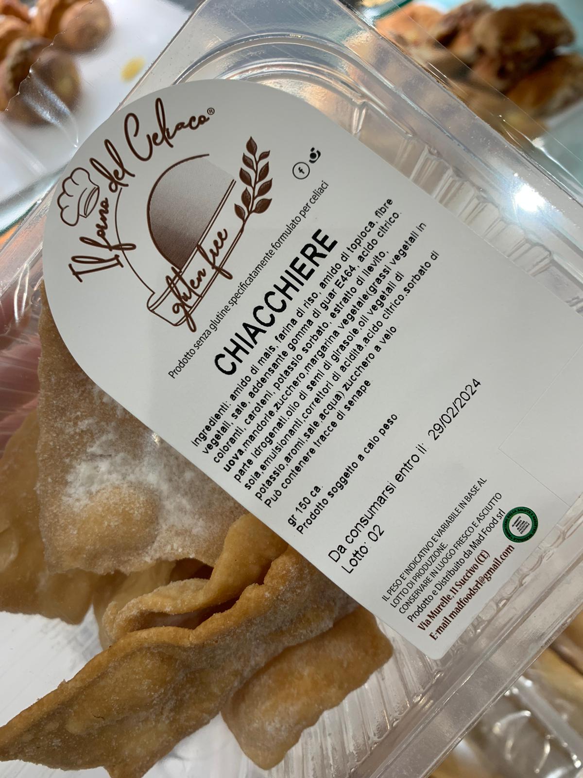 Chiacchiere di Carnevale IL FORNO DEL CELIACO - gr 150