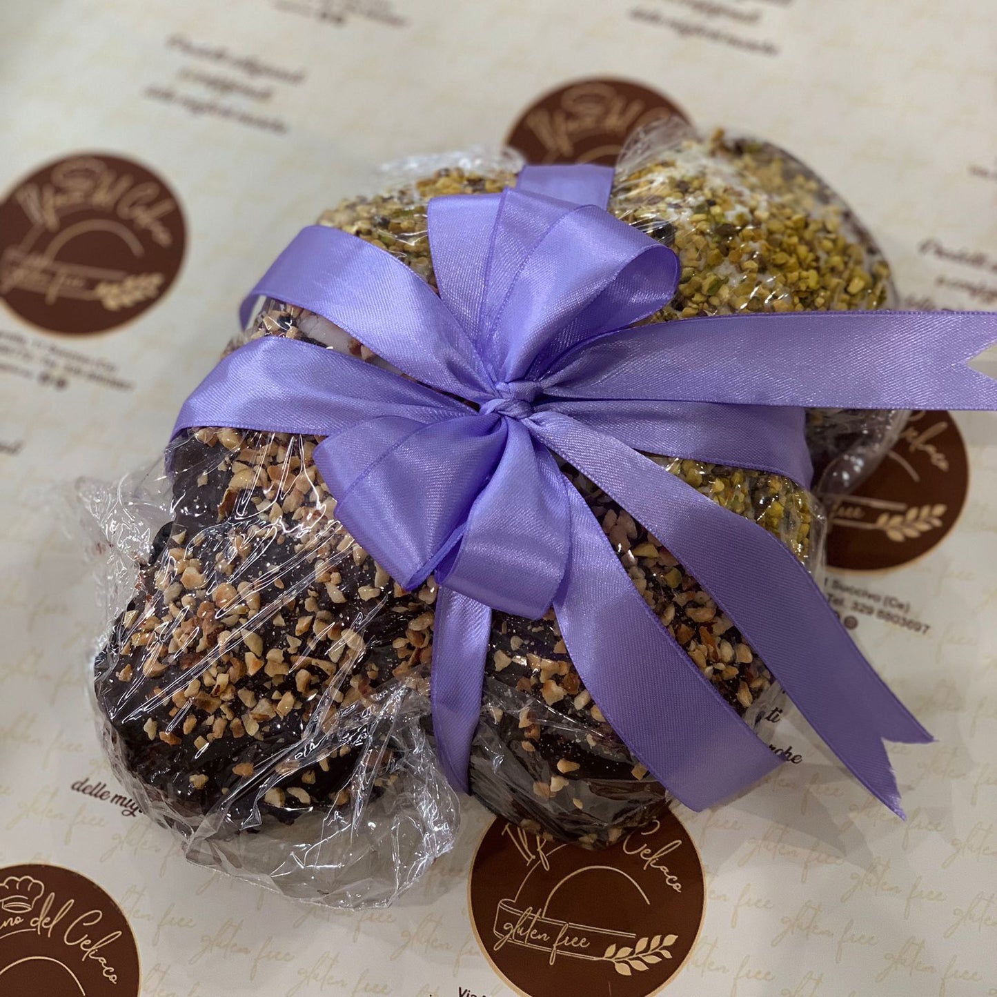 Colomba Cioccolato Bianco e Nocciola IL FORNO DEL CELIACO - gr 900