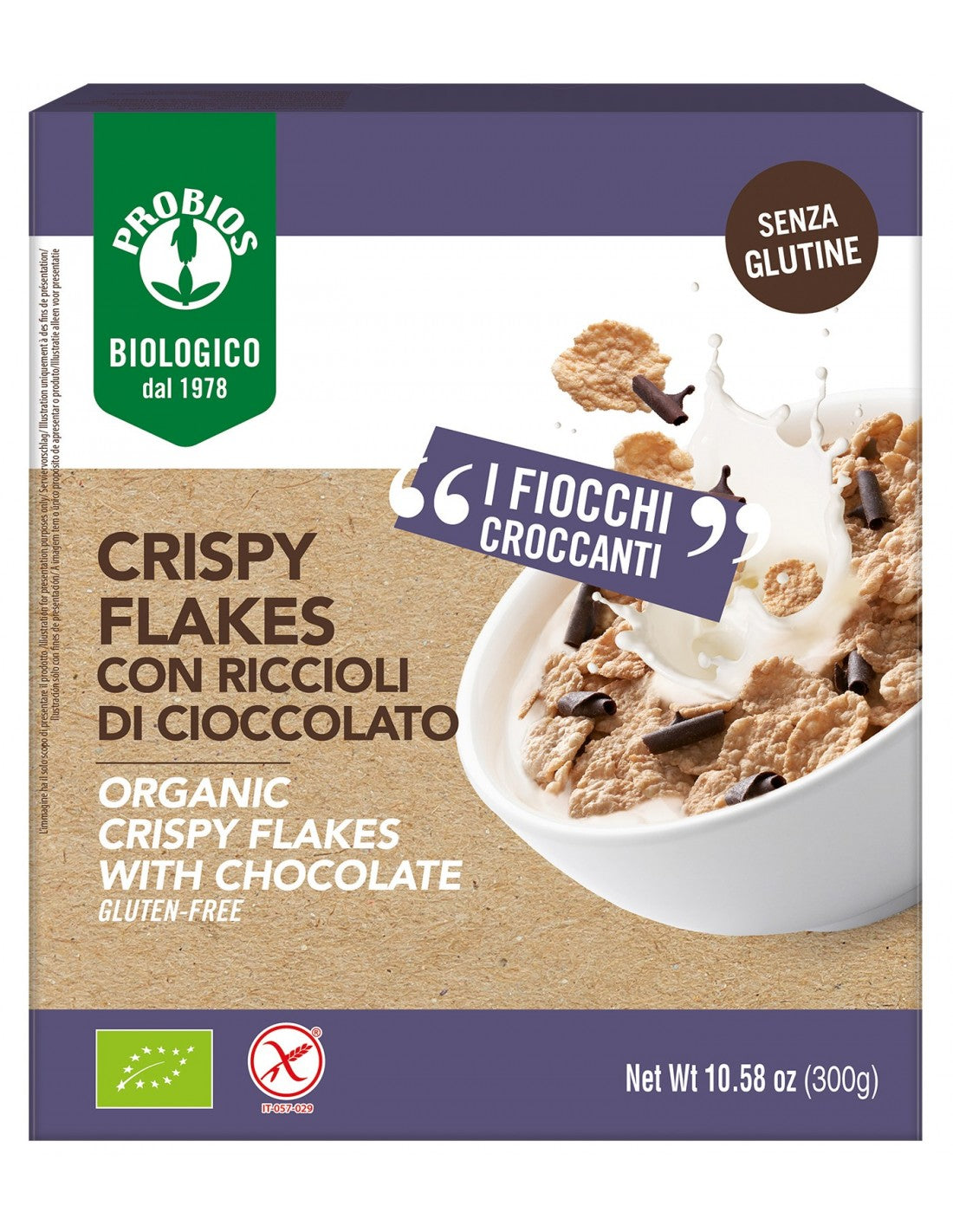 Probios Crispy Flakes Riccioli di Cioccolato