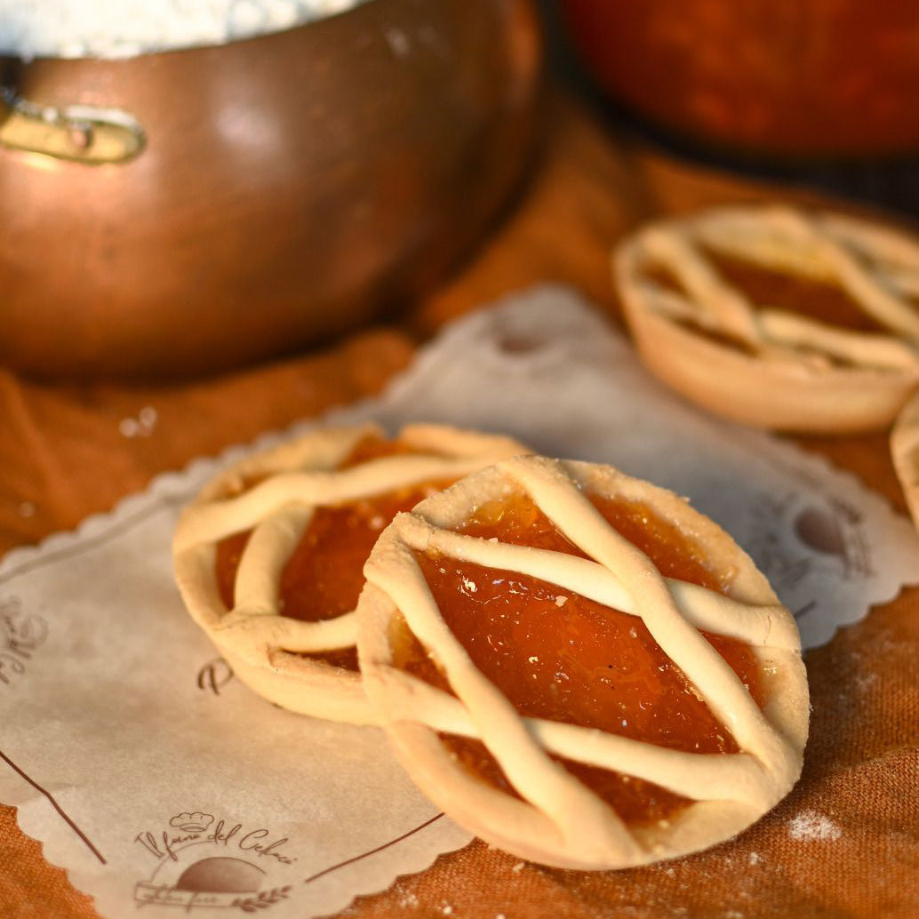 Crostatine Albicocca IL FORNO DEL CELIACO - gr 240 - Conf. 4 pezzi