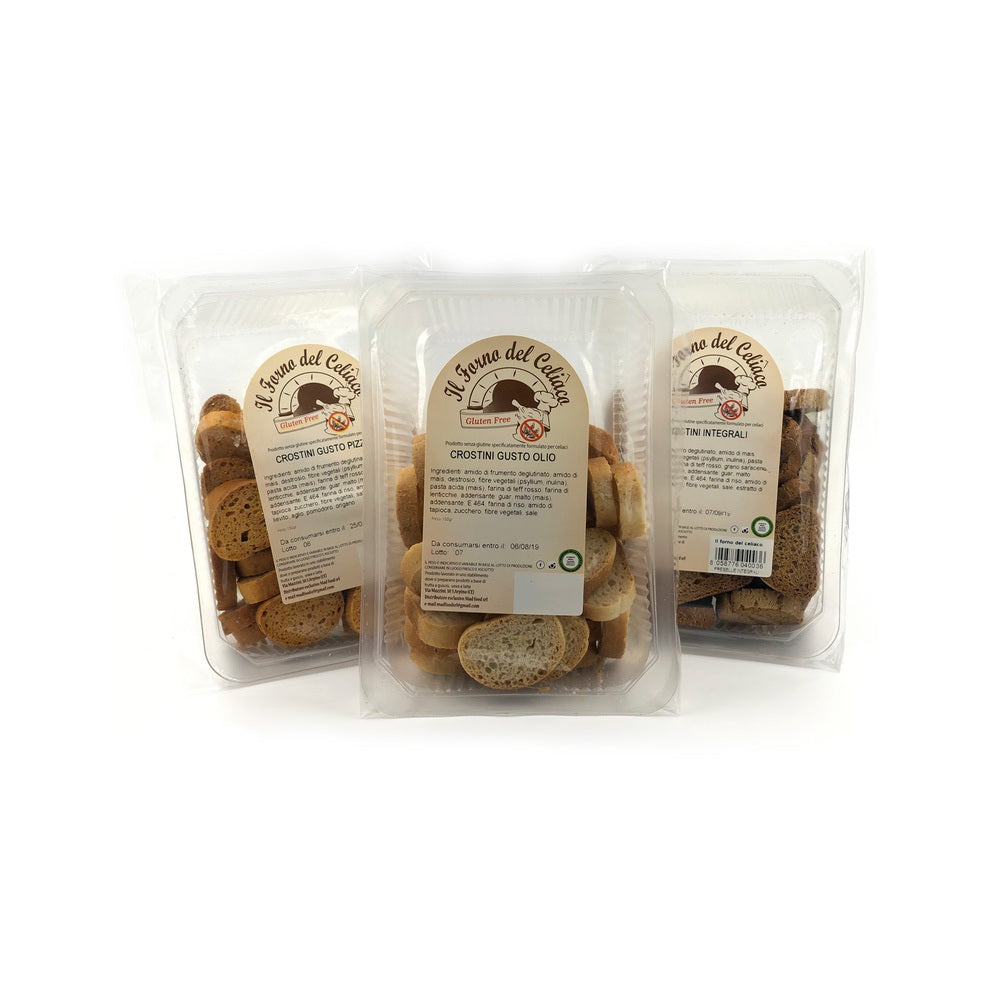 Crostini alla pizza IL FORNO DEL CELIACO - gr 150