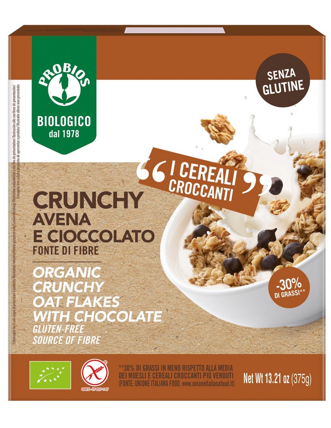 Probios Crunchy Avena e Cioccolato