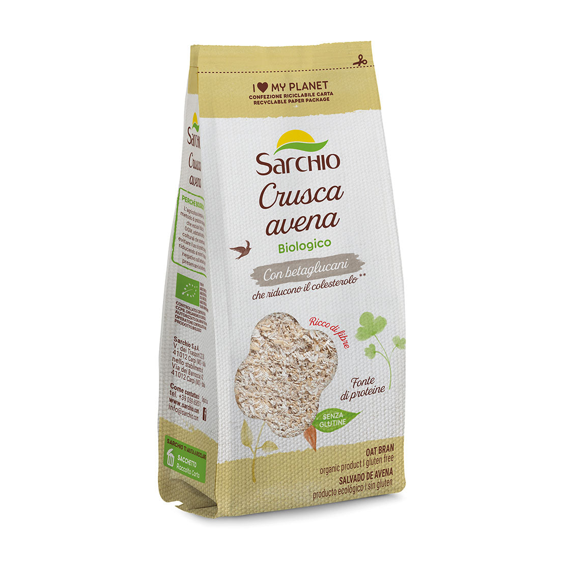 SARCHIO - CRUSCA AVENA 250G