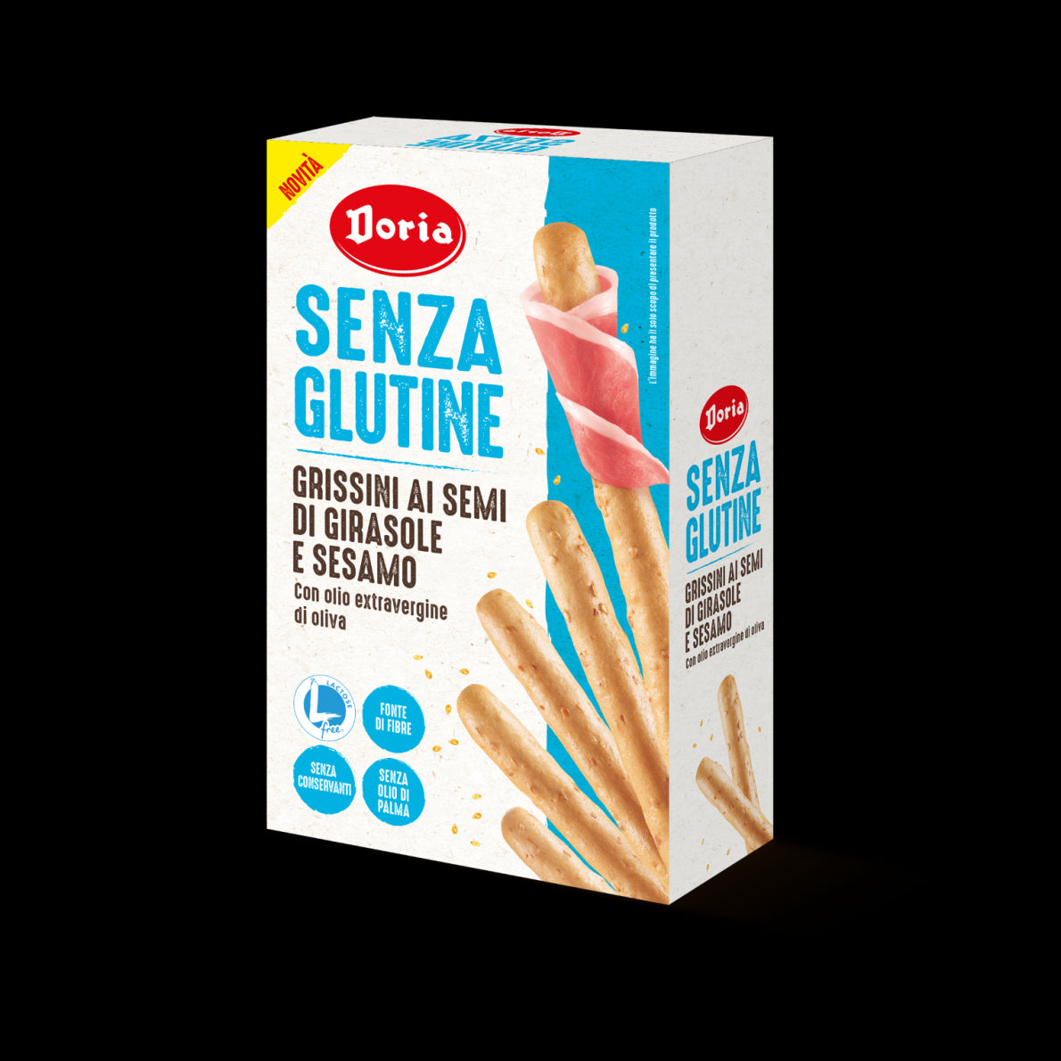 Doria Grissini Ai Semi Di Girasole Esesamo Senza Glutine 100g