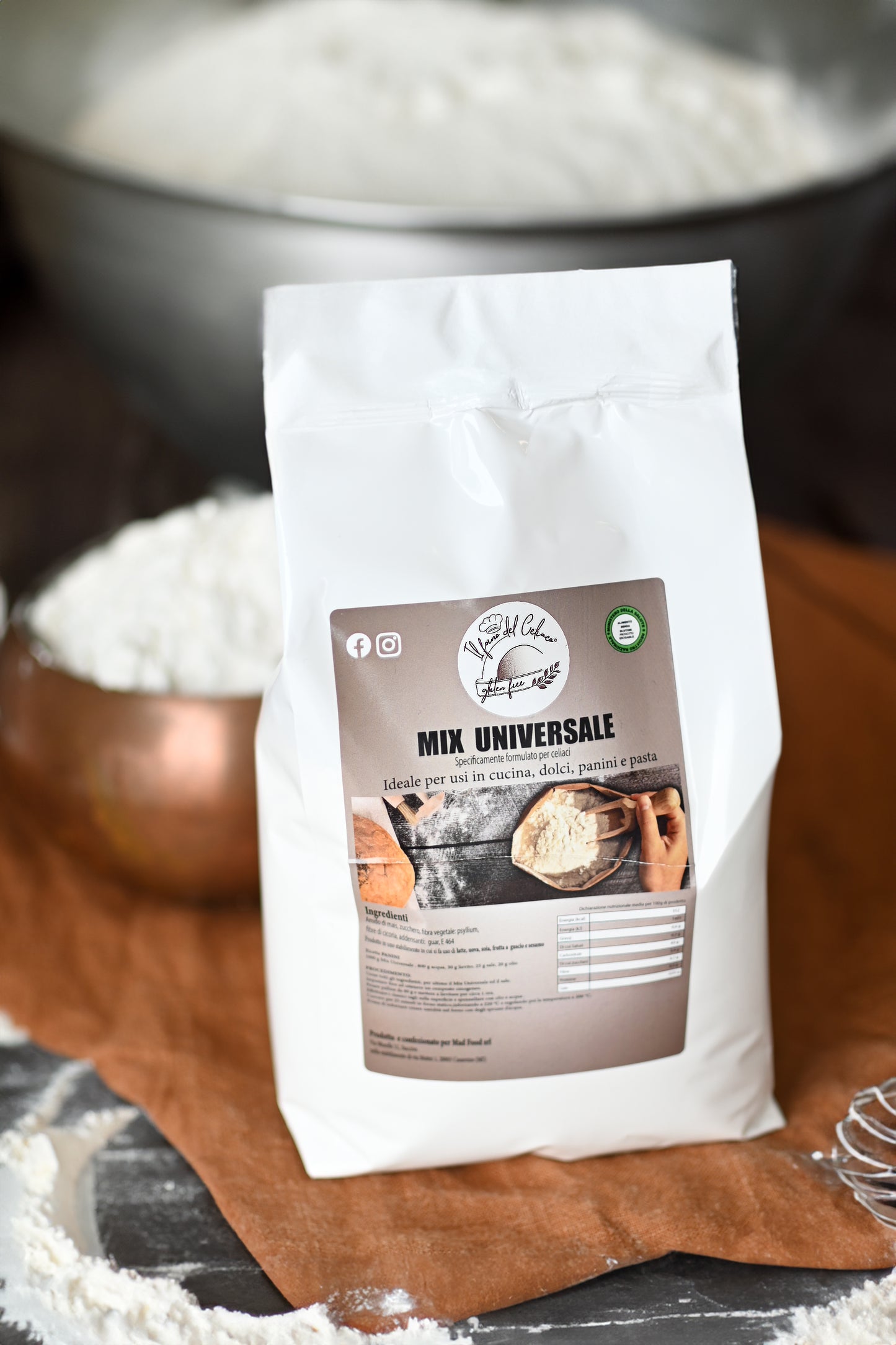 Farina Mix Universale IL FORNO DEL CELIACO - 1kg