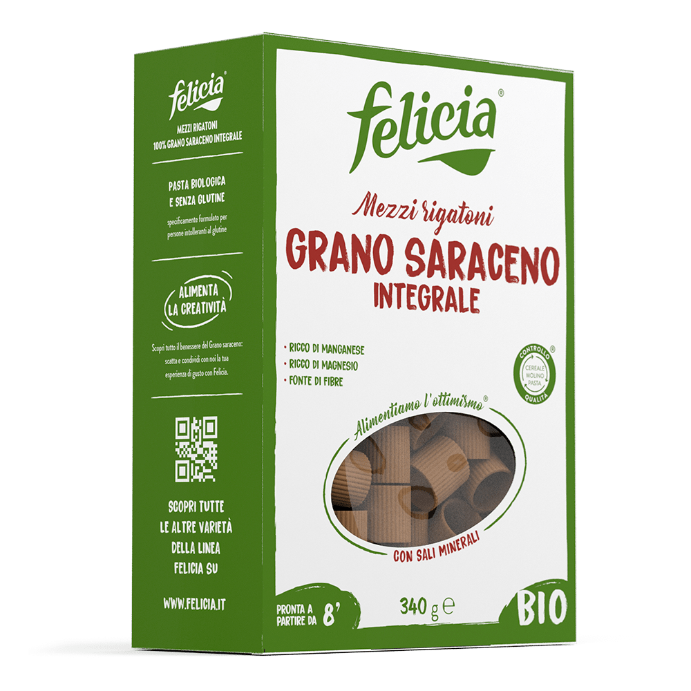 FELICIA - MEZZI RIGATONI -Grano Saraceno- 340 gr