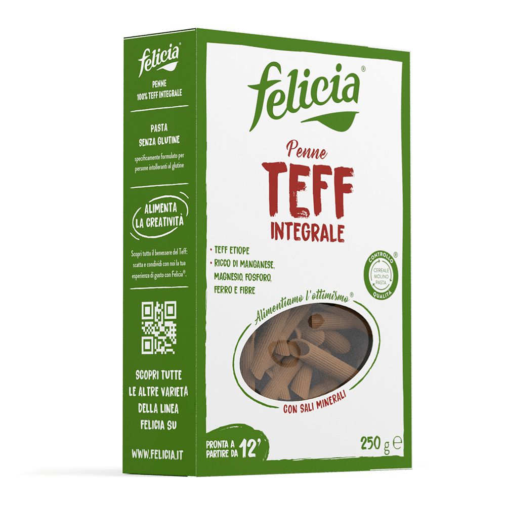 FELICIA - PENNE 100% TEFF INTEGRALE GR 250