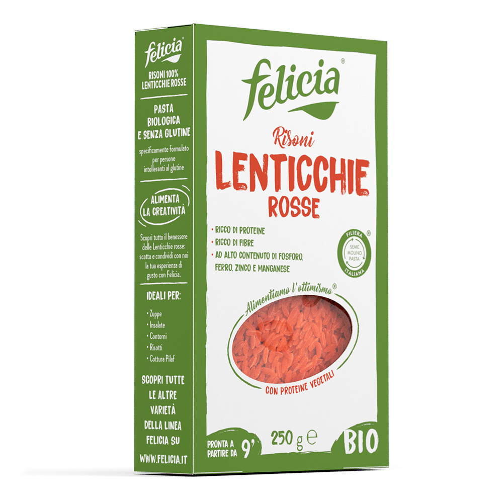 FELICIA - RISONI -Lenticchie rosse- 250 gr