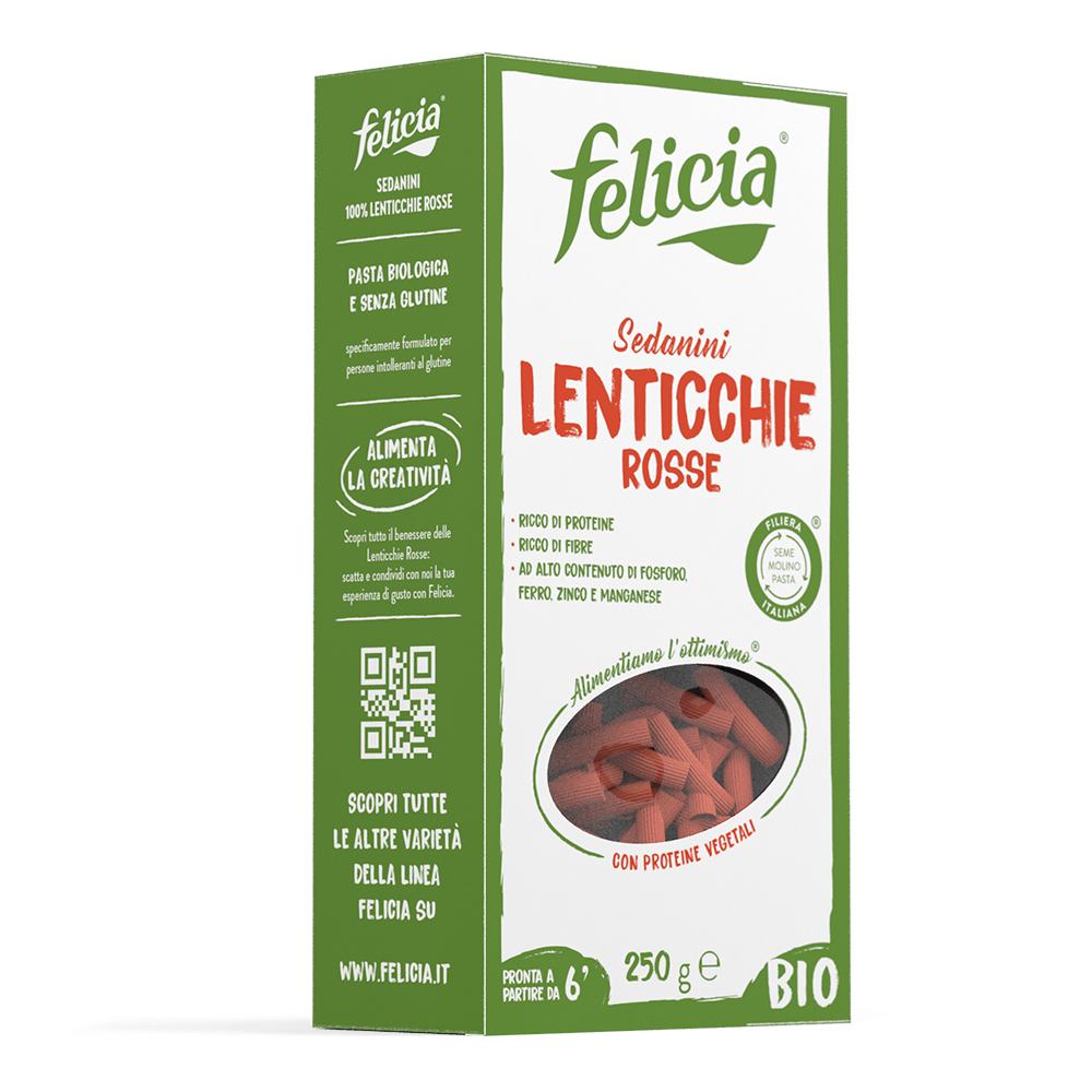 FELICIA - SEDANINI -Lenticchie rosse- 250 gr
