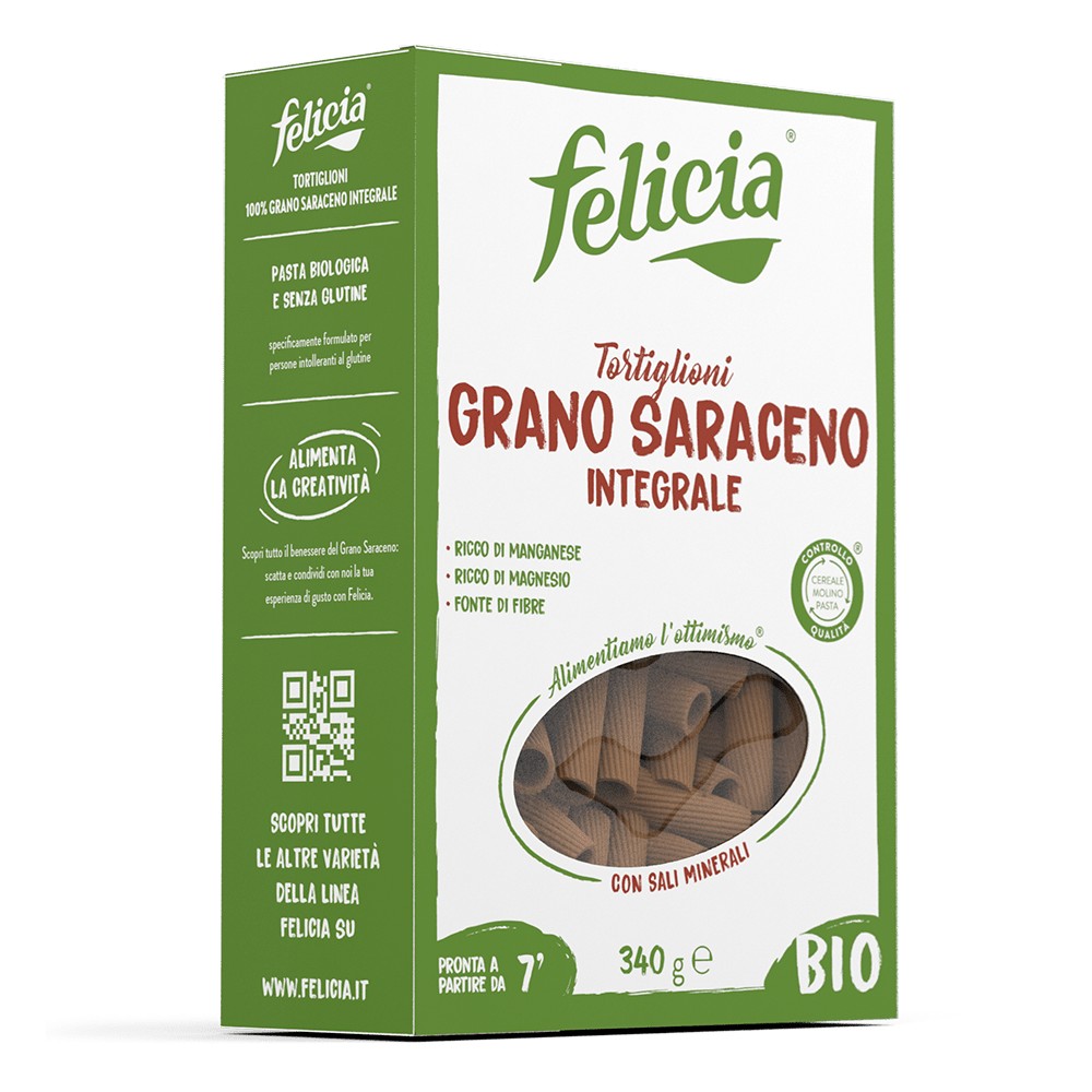 FELICIA - TORTIGLIONI -Grano Saraceno- 340 gr