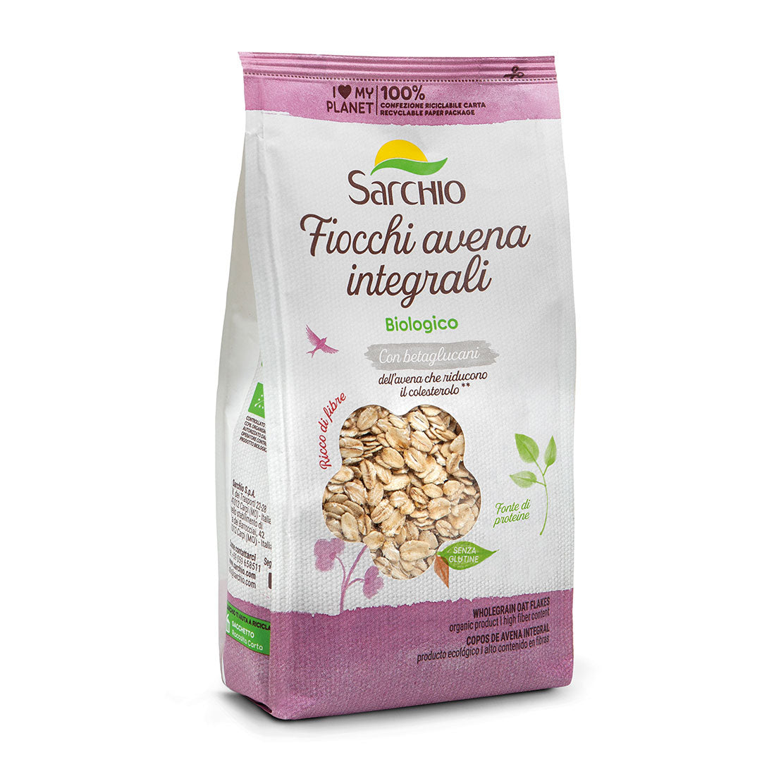 SARCHIO - FIOCCHI AVENA INTEGRALI 375G