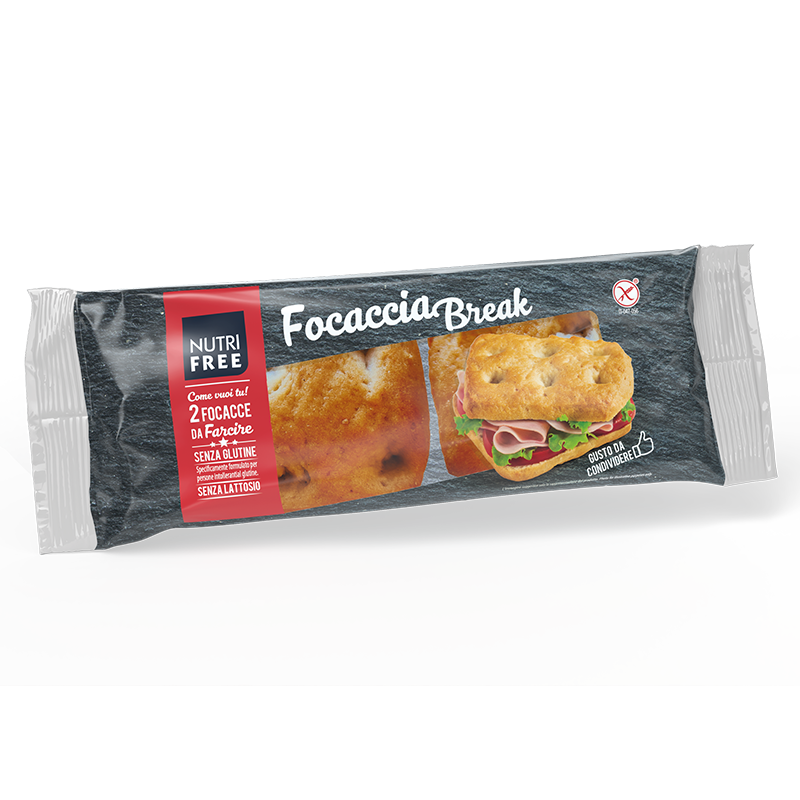 NUTRIFREE - FOCACCIA BREAK Senza Glutine 170 gr (85x2)